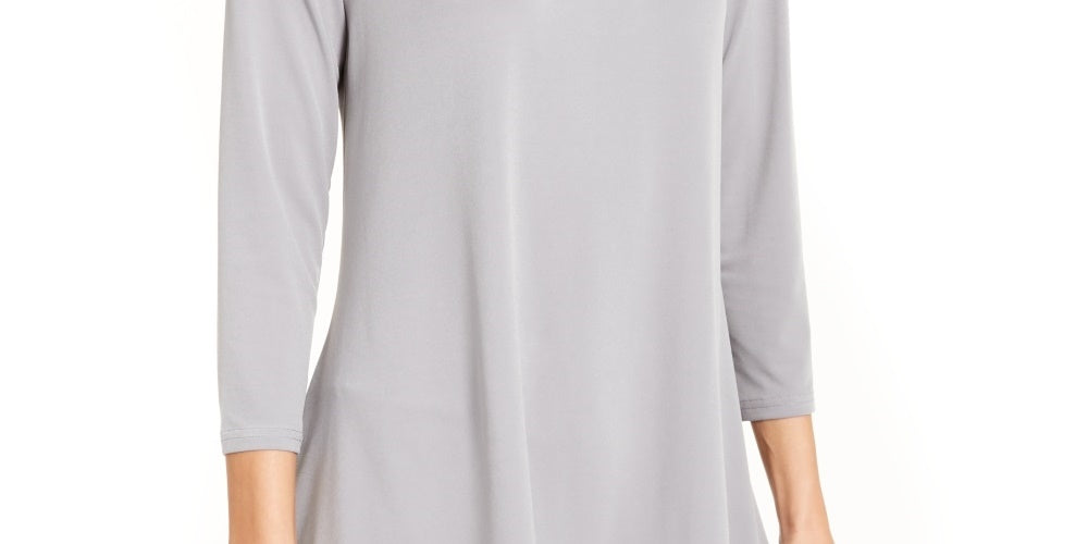 Alfani Women's High Low Tunic Gray Size XX-Large