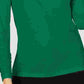 Alfani Women's Ruched Sleeve Pullover Blouse Green Size Large