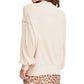 Free People Women's Main Squeeze Brushed Hacci Top  Orange Size X-Small