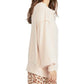 Free People Women's Main Squeeze Brushed Hacci Top  Orange Size X-Small