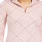 Charter Club Women's Printed Mock Neck Top Pink Size Petite S/M