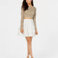 City Studios Junior's Lace Contrast 2 Pc  Dress Brown Size 3
