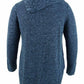 Style & Co Women's Button Trim Sweater Blue Size Petite X-Large