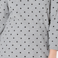 Karen Scott Women's Dot Dream Sweater Gray Size Small