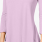 JM Collection Women's Scoop-Neck Top Purple Size Large