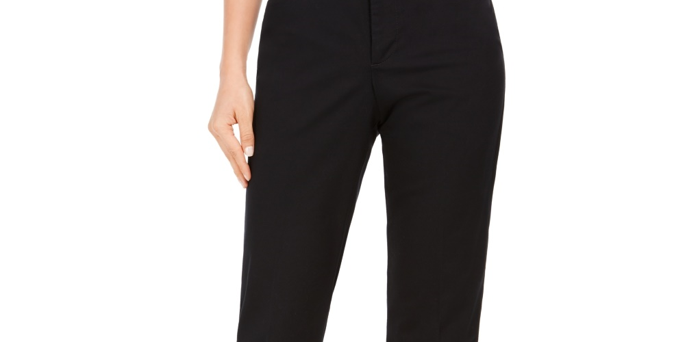 Charter Club Women's Tummy Control Trouser  Black Size 10 S