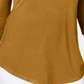 JM Collection Women's Cold Shoulder Long Sleeves Blouse Mustard Size Petite Small