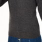 Charter Club Women's V Neck Cashmere Sweater Gray Size Petite S