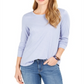 Style & Co Women's Speckled Shimmer Top Blue Size XX-Large