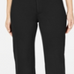 Charter Club Women's Cropped Wide Leg Pants Black Size 16