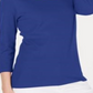 Karen Scott Women's Cotton Scoop Neck Top Blue Size Petite XL