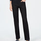 Charter Club Women's Pocketed Tummy Slimming Wear to Work Pants Black Size 12