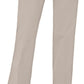 Charter Club Women's Tummy Control Trouser Beige Size 18