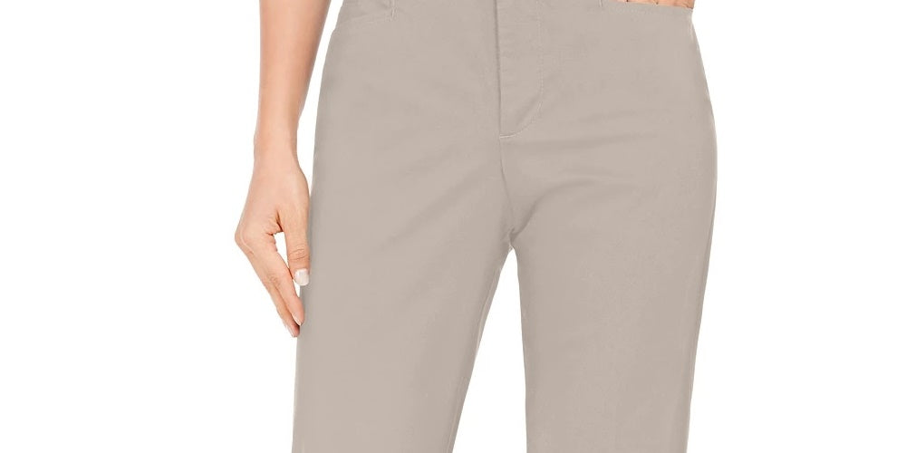 Charter Club Women's Tummy Control Trouser Beige Size 12