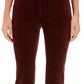 Charter Club Women's Lexington Velveteen Straight Leg Jeans Red Size 16 Petite
