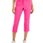 Charter Club Women's Tummy Control Bristol Capri Jeans Pink Size 10
