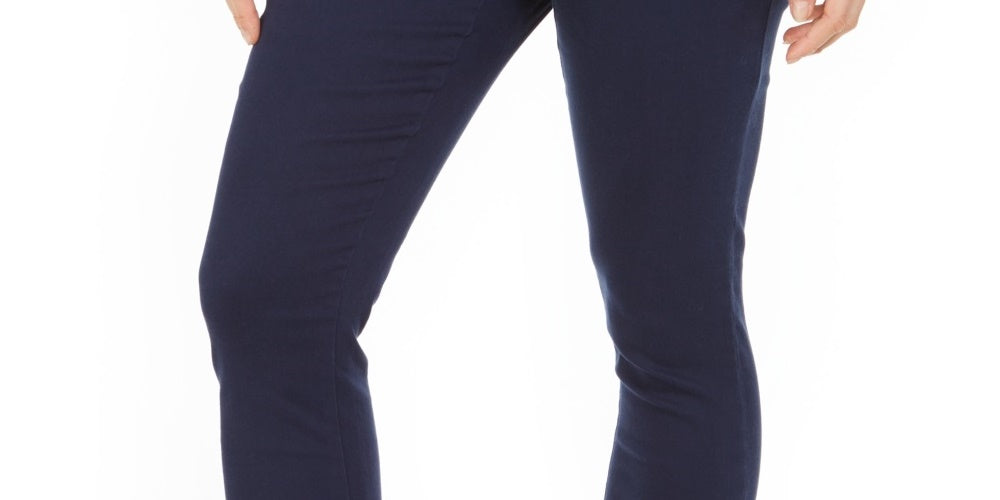 Charter Club Women's Chelsea Stretch Twill Cropped Pants Blue Size 12 Petite