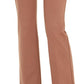 Alfani Women's Snap Waist Trousers Brown Size 16