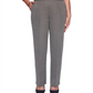 Alfred Dunner Women's Sapphire Skies Stripe Pants Gray Size 16 Petite