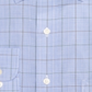 Club Room Men's Wrinkle Resistant Cotton Dress Shirt Blue Size 17