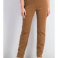 Charter Club Women's Skinny Evening Pants Brown Size 12