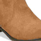 American Rag Women's Abby Ankle Booties Brown Size 10 M