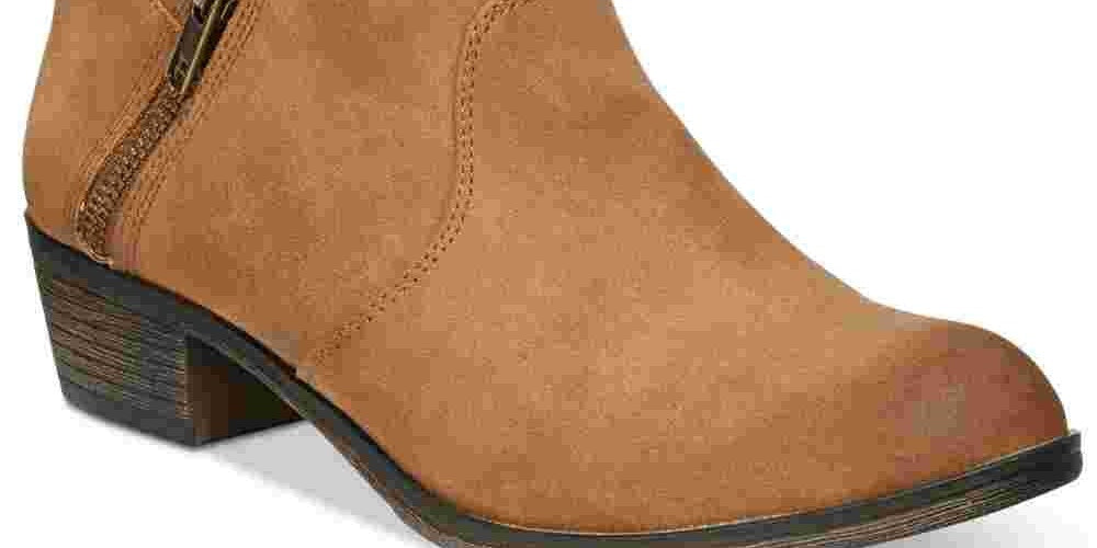 American Rag Women's Abby Ankle Booties Brown Size 10 M