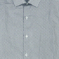 Bar III Men's Patterned Collared Slim Fit Dress Shirt  Navy  Size XL -36X37