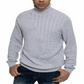 Sean John Men's Tri Pattern Turtleneck Sweater Gray Size Medium