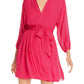 Joie Women's Favia Tie Waist 3/4 Sleeve Dress Pink Size X-Small