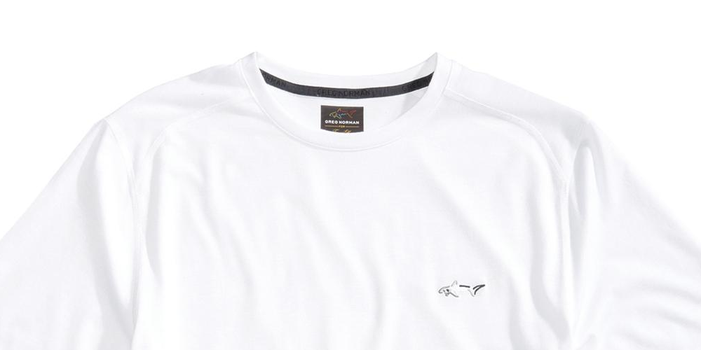 Attack Life Men's Crew Neck Performance Logo T-Shirt White Size Small