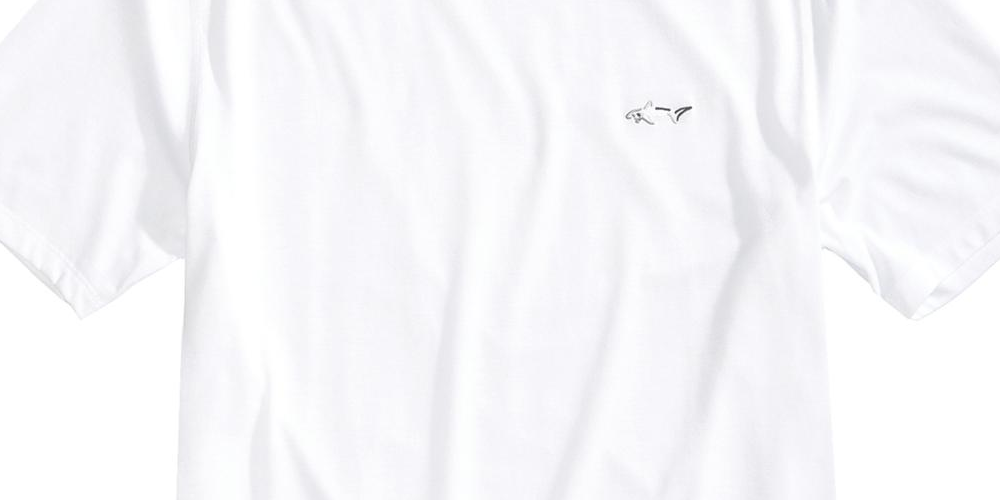 Attack Life Men's Crew Neck Performance Logo T-Shirt White Size Small