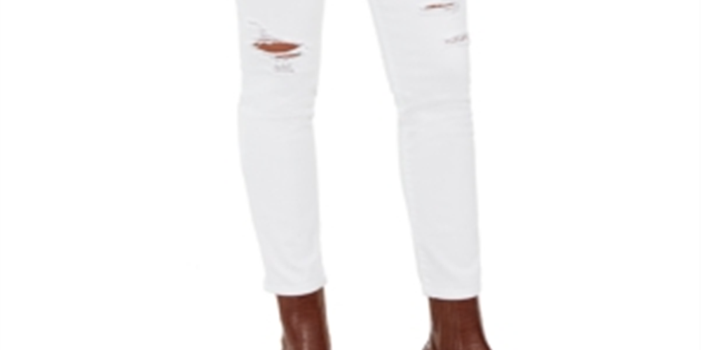 Style & Co Women's Skinny Ankle Jeans White Size 14