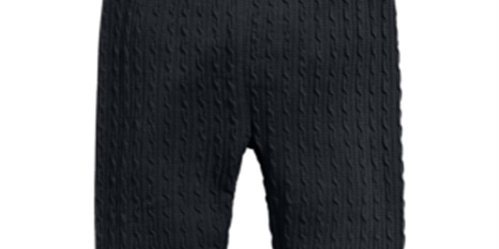 First Impressions Baby Girl's Textured Leggings Black Size 24MOS
