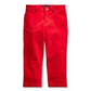 Ralph Lauren Boy's Madison Stretch Corduroy Slim Fit Pants Red Size 3T