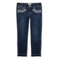 Hudson Girl's Adeline Rhinestone Skinny Jeans Blue Size 6X