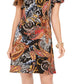MSK Women's Cold Shoulder Sheath Dress Yellow Size Petite Large