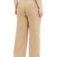 INC International Concepts Women's Utility Pocket Belted Casual Wide Leg Pants Beige Size 14W