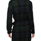 Ralph Lauren Women's Wool Blend Ribbed Trim Cardigan Sweater Black Size Large