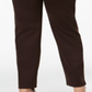 Charter Club Women's Plus Ponte Knit Pants Dark Chocolate Size 14 W