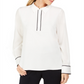 Calvin Klein Women's Piped Trim Top White Size Medium