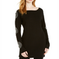 INC International Concepts Women's Medallion Sleeve Tunic Black Size Petite L