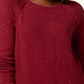 Karen Scott Women's Long Sleeve Curved Hem Sweater Red Size Petite Medium