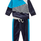First Impressions Infant Boy's Colorblocked Sweatshirt Blue Teal Size 18M