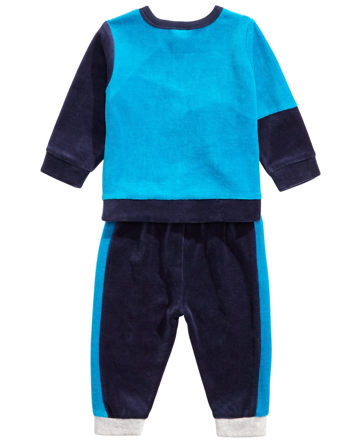 First Impressions Infant Boy's Colorblocked Sweatshirt Blue Teal Size 18M