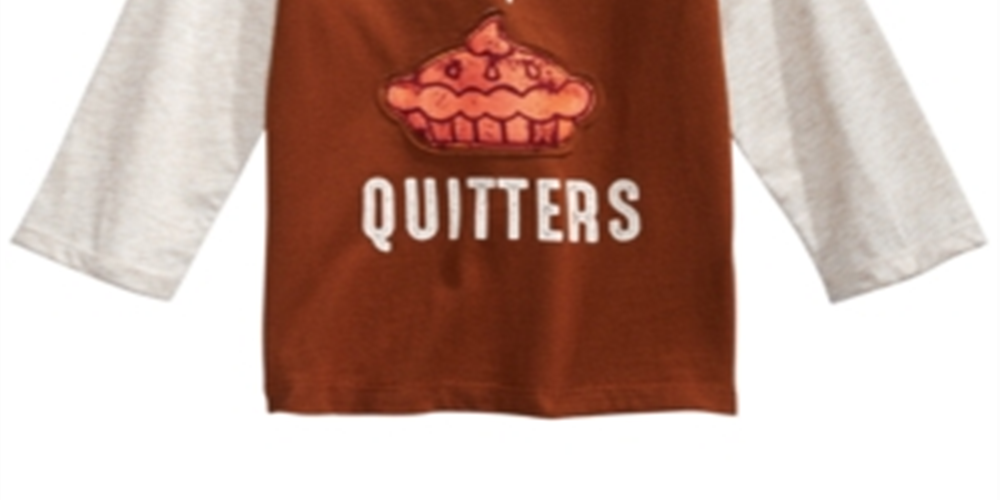 First Impressions Infant Boy's Colorblocked Leftovers T-Shirt Brown Size 3-6MOS