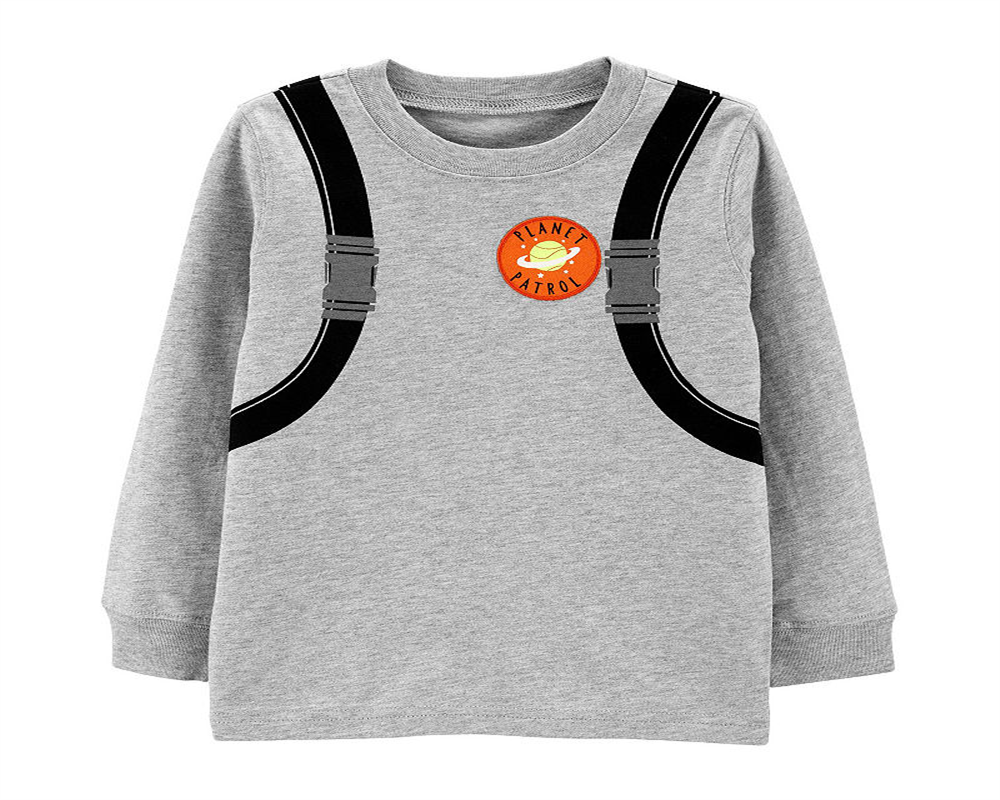 Carter's Toddler Boy's Jet Pack Print Cotton T-Shirt Gray Size 5T
