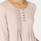 Style & Co Women's Long Sleeve Pintuck Top Pink Size Large