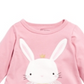 First Impressions Baby Girl's Bunny Print Cotton T-Shirt Pink Size 6-9MOS
