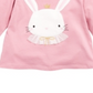 First Impressions Baby Girl's Bunny Print Cotton T-Shirt Pink Size 6-9MOS